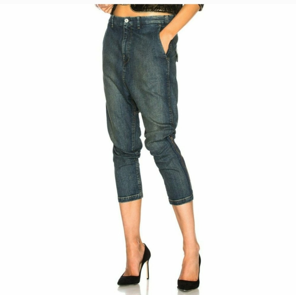 Nili Lotan Jackson drop crotch jeans 26